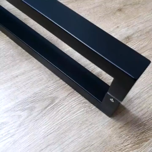 Rectangular stainless steel door handles 600 800 1200mm length suitable for glass and wooden door