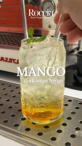Roccia Rock Sugar Syrup Mango - Syrup Gula Batu Rasa Mangga 760ml