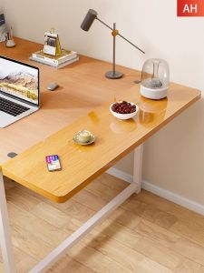 โต๊ะคอมพิวเตอร์ตั้งโต๊ะ แผ่นขยายโต๊ะพับได้ ที่วางคีย์บอร์ดสำหรับโต๊ะทำงาน ขาตั้งอเนกประสงค์ แผ่นไม้จริงหลายชั้น