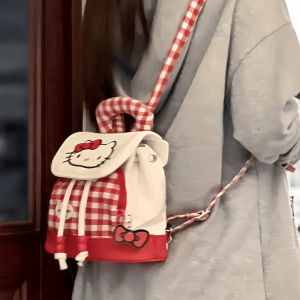 Kitty Cat Backpack Womens Style Lightweight Travel Small Student Bag 2025 New Model Adorable Nylon Casual Daily Use