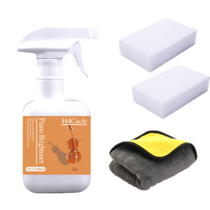 Musical Instrument Cleaner Set Piano Guitar Care Liquid Maintenance Wax Shine Polish Oil String Guard Wipe Piano Cleaner