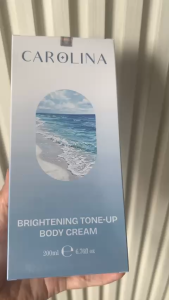 Kem dưỡng trắng da Carolina Brightening Tone-Up Body Cream 200ml dưỡng ẩm nâng tông tự nhiên