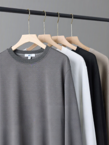 Warrior | New Spring Pure Color Trendy Loose Long Sleeve Mens T-Shirt
