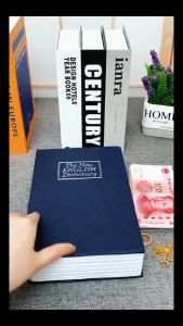 Két Sắt Mini Hình Quyển Sách - Két Sắt Mini - Két Sắt Giả Từ Điển Quyển Sách Khóa Bằng Chìa Khóa Mini An Toàn Tiện Lợi.