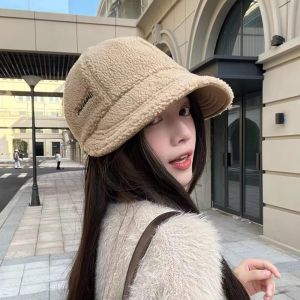 JIFANPAUL | Warm Fur Large Size Fashion Bucket Hat