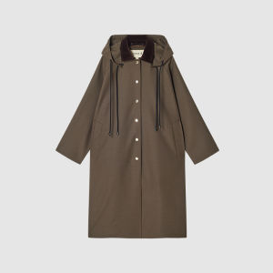 ICICLE | Lustrous Series Wool Blend Trench Coat