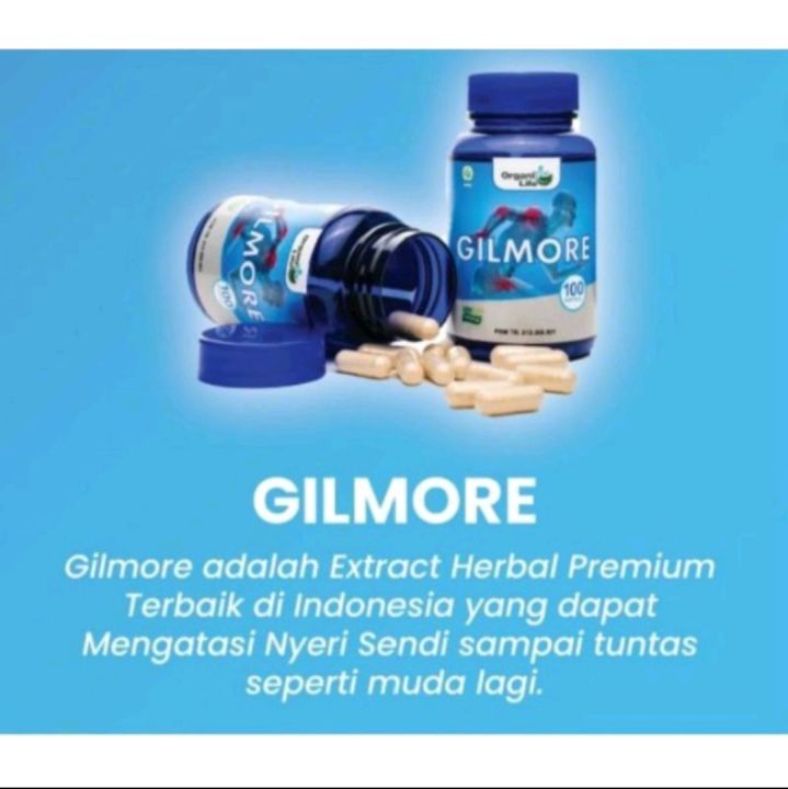 Gilmore 100 Original Obat Nyeri Sendi Persendian Tulang Gilmore