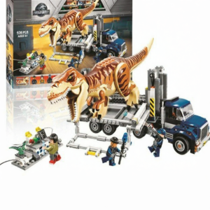 LELE BROTHER | Boys Dinosaur T-Rex Assembly Transport Truck Toy