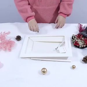 Paper Handbag Transparent Window Gift Bag for Flower Bouquet Decoration Kotak Beg Hadiah Bunga 花束礼袋