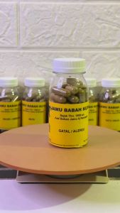 Obat Herbal untuk Mengatasi Biduran Gatal alergi dingin kaligata gatal biang keringat gatal kulit eksim bruntusan gatel bintik merah ruam - Jamu Babah Kuya (KAPSUL)