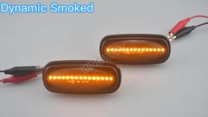 1 Pair For Land Rover Discovery 2 1999-2004 Defender Freelander 1 1997-2005 Dynamic Flowing Water LED Side Marker Light