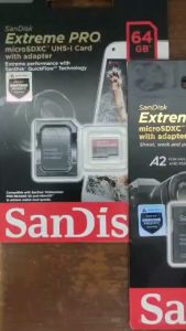 Sandisk Extreme Pro A2 MicroSD 32GB 64GB 128GB 256GB 512GB 1TB