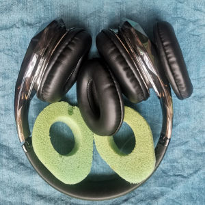 Soft Elliptical Earphone Sponge Cover Suitable for Zsl Diamond Tears Headset Cushion Cool Touch Anime Style Replacement Ear Pads