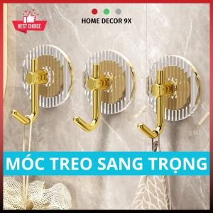Móc Treo Dán Tường Sang Trọng Móc Quần áo Treo Đồ Kim Cương Chất Liệu Acrylic Chống Nước Trong Nhà Tắm