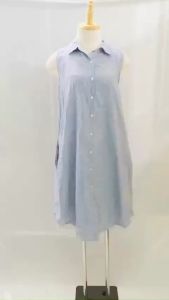 Đầm sơ mi suông đầm sơ mi dáng dài áo sơ mi dáng dài Hàng Si Nhật - Hàn Quốc (2nd)size ghi trên hình
