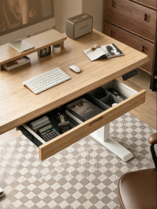 SUMUYUAN | Lifting Drawer Organizer Under Desk Accessory