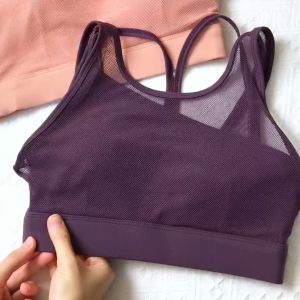 Hermonisse Mesh Top Slim Fit Breathable Gym Running Sport Bra