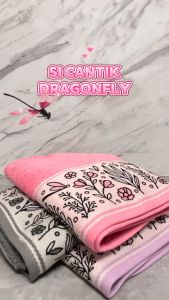 Handuk Mandi Chalmer 70 x 140 Motif Dragonfly Handuk Mandi Dewasa Premium
