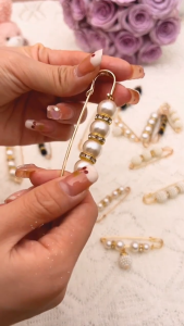 5/10PCS Pearls Brooch Safety Pins for clothes Pin Pants Pin Waist Tightening Pin Buckle for Jeans Dresses