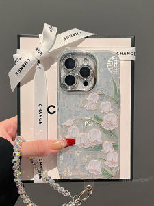 Vỏ Bảo Vệ Điện Thoại Di Động Hình Hoa Chuông Thanh Lịch Cho Apple iPhone 13 pro Max 14 pro 12 11 8 7 6 5 2 1 Vỏ Bảo Vệ Toàn Diện Hình Hoa Chuông