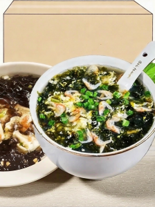 Straw Mushroom Seaweed Egg Flower Clam Noodles Soup Mix Powder