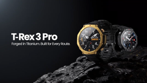 Amazfit T Rex 3 Pro 48mm Smartwatch Outdoor GPS AMOLED Sapphire Glass 25 Days Battery 700mAh 180 Sport Modes Ti Bezel 10ATM Waterproof