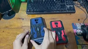 Casing Hp Untuk Samsung Galaxy A2 Core Hardcase Robot Kickstand Armor Belt Clip Terbaru
