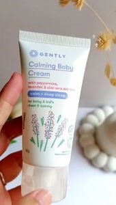 GENTLY Calming Baby Cream 20g With Peppermint Lavender & Aloe Vera Krim Pilihan untuk Bayi dan Anak