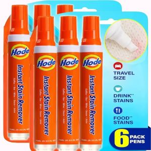 [10s Cleaning]🔥6Pcs Portable Stain Remover Pen No-wash Laundry Spot Removal Pen for Fabrics Bleach Pen Clothes Coffee Oil Cleaning Stick