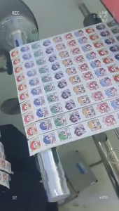 1Roll/500pcs Thank You tape Thankyou Seal Round Seal Sticker Tags Packing Decoration sticker