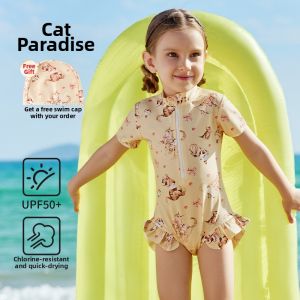 Ou Yun | Baby Girl UV Protection Swimsuit