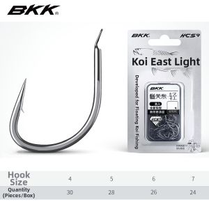 Light No Barb Wide Handle Double Fishing Hooks Pre-bound Tangle-free Line