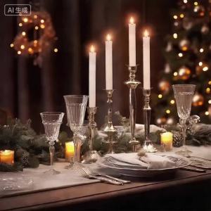 Flameless Taper Candles with Remote Control 10.6inch Battery Operated LED Candlesticks Flickering Candles for Christmas Wedding