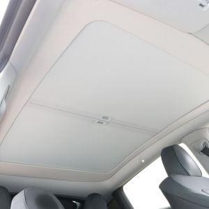 Thermal Insulation Sunshade Curtain for Tesla Modely Retractable Roof Window Shade Heat Protection Car Sunshade Curtain