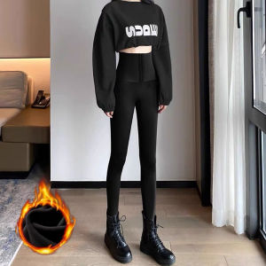 Fat mm 150.00kg Plus Size Breasted Shark Pants Womens Autumn Outwear Leggings Tight High Waist Belly Slimming Leg Yoga Pants