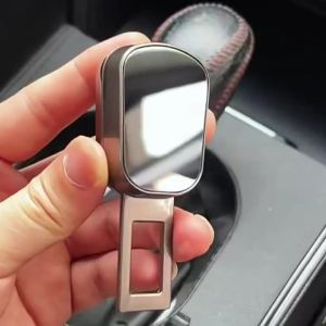 1 Pair Black Car Seat Belt Clip Buckle One Button To Release Insert Socket Extender Compatible With For Leapmotor All Models