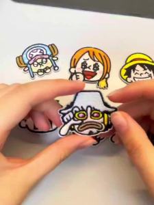 One Piece | One Piece Straw Hat Crew Anime Hoạt Hình Vải Miếng Dán Thêu Dễ Thương Tự Dính Không Phai Màu Cặp Đôi Trang Trí Cho Cosplay Phụ Kiện