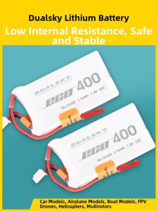 DUALSKY | Brushless Racing Drone F3P 3D Flying Lithium Battery 2S 400mAh 30C