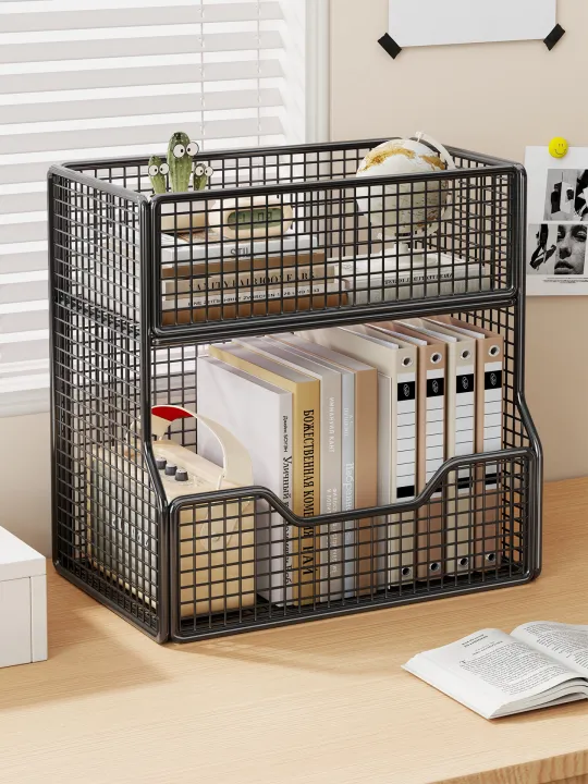 Large Stackable File Rack Mobile Multi-level Storage Rack for Files and Documents | Lazada PH