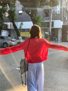 Áo Cardigan Mỏng Chống Nắng Thiết Kế Nơ Thêu Cho Người Bé Nhỏ Mùa Hè 2026 Mới