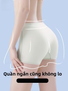 MiiOW | Quần lót nữ Ice Silk không đường may cạp vừa mùa hè 2025 Quần short an toàn chống ánh sáng cho phụ nữ trẻ