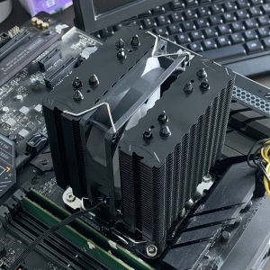 Black CPU Air Cooler 6 Heat Pipes PC Processor PC Radiator for Intel LGA 1700 1200 1150 1151 1155 2011 X79 X99 1366 AM3 AM4 AM5