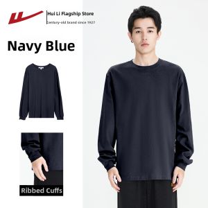 Warrior | Casual Comfort Loose Mens Top Long Sleeve Round Collar