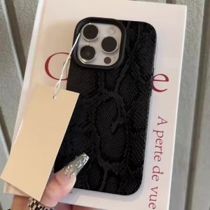 Snake Skin Pattern Texture Silicone Phone Case For iPhone 17 Air 11 12 13 14 15 16 17 Pro Max 14 15 X Plus Shockproof Soft Cover