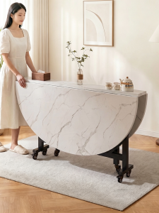 ZHUSHANXIA | Movable Folding Dining Table