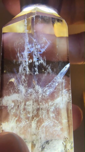 (SG Seller Ready Stocks) Rare Natural Brazil Yellow Quartz Tower with Angels Feather Set