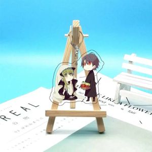 Bandai | Móc Khóa Anime 55MM Có Hình Thánh Cecilia Và Mục Sư Lawrence Hazelita Aldridge Hình Acrylic Trang Trí ACG Dễ Thương Để Làm Quà Tặng Sinh Nhật