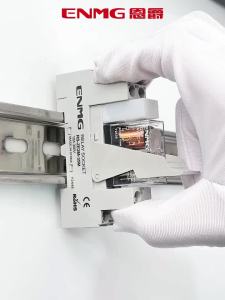 ENMG | ENMG G2R-1 Ultra-Slim Electromagnetic Intermediate Relay DC24V 2NO 2NC DIN Rail Mount Industrial Automation Control Module Rail