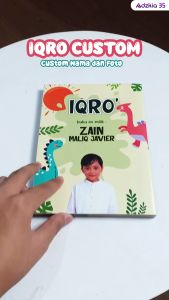 Adzkia35 Iqro Anak (Custom Nama dan Foto) / Buku Iqro Desain Custom Foto