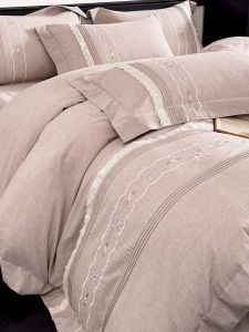 Summer Simple Embroidered A-Class Infant Safe 100% Cotton Bed Four-Piece Set